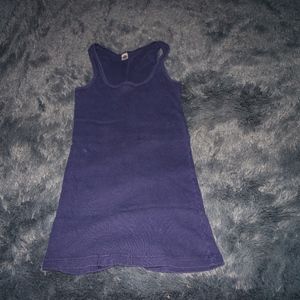 American Apparel Classic Girl Navy ribbed tank EUC